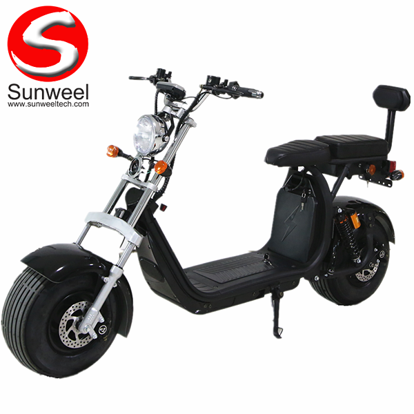 EEC big wheel citycoco electric scooter with seat removable battery