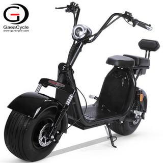 Double Battery Electric Scooter City Coco, 2000W Fat Tire Electric Scooter with 2 Seats | GaeaCycle Citycoco Electric Scooter