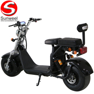 EEC big wheel citycoco electric scooter with seat removable battery