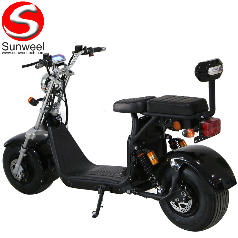 EEC big wheel citycoco electric scooter with seat removable battery