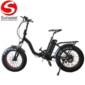 20" Fat Tire Electric Beach Cruiser Bicycle
