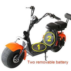 Double Battery Harley Electric Scooter Citycoco