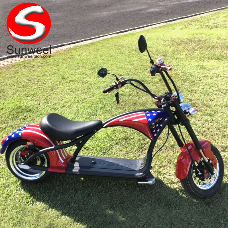 Citycoco Electric Scooter Super Chopper Bike with EEC/COC Speed 25km/h 45km/h 